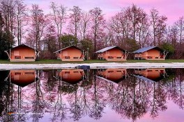 Safari Zelt mieten am Wasser in Friesland