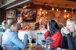 Restaurant am Boulevard von Scheveningen Holland