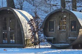 Übernachten in einem Schlaffass in Gelderland Holland