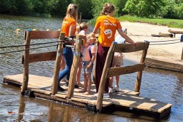 Camping am Wasser in Holland