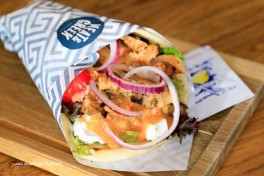 Der beste und leckerste Gyros Teller von Amsterdam Holland