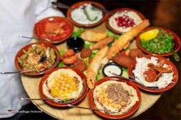 Libanesisches Restaurant Mezze im niederländischen Küstenort Scheveningen