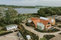 Restaurant am Wasser in Noordwijk Holland