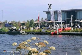Restaurant am Wasser zwischen Kaag und Braassemermeer