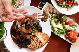 Authentisches italienisches Restaurant in Amsterdam Holland
