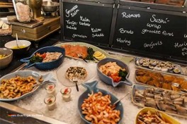 Restaurant mit Buffet in Holland