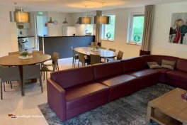 Gemütliches Wohnzimmer in De Wolfskuil – Gruppenaufenthalt in Holland