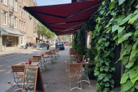 Italienisches Restaurant mit Terrasse in Amsterdam Holland