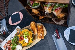 Vegetarische Gerichte im Restaurant Oakwood Grill