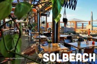 Strandlokal Strandpavillon Solbeach Scheveningen Holland Niederlande
