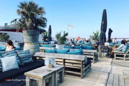 Strandpavillon Beachclub Fuel am Nordseestrand Holland